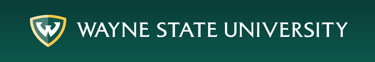 Wayne State University HTML email header